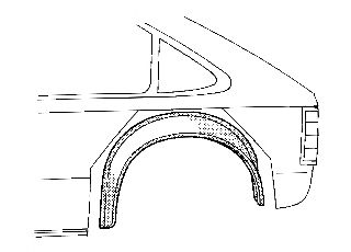 VAN WEZEL 3730346 -  Колесная ниша